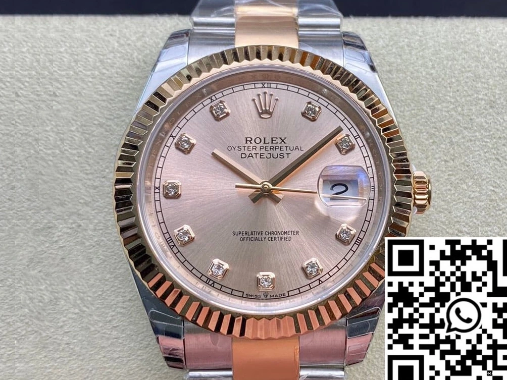 V3 Functional Rolex Factory Datejust 41MM EW M126331-0007 Rose 803 Gold 0807